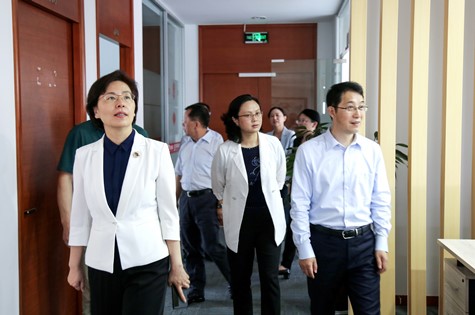 江蘇省委網信辦、省委宣傳部領導赴蘇化科技園調研重點企業(yè)